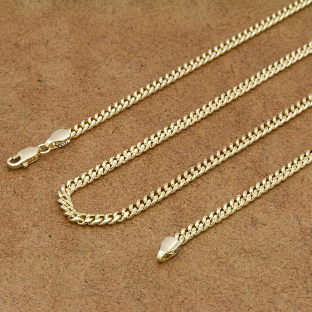 NEW - 14k Men's Blue Pendant 24" Necklace