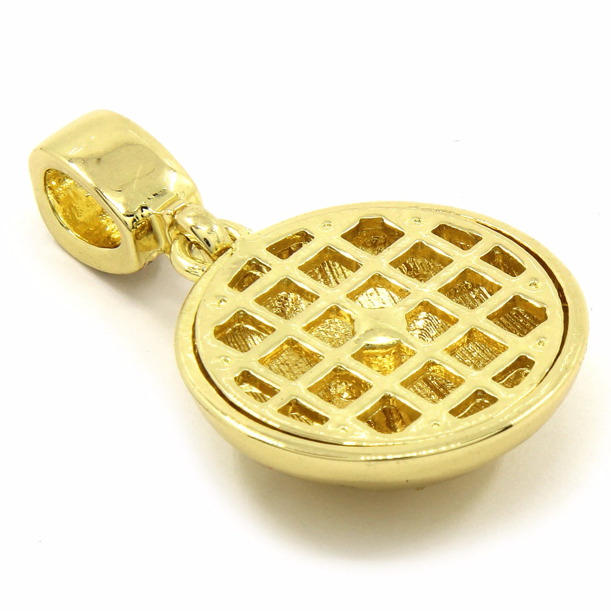 Men's 14k Gold Soccer Ball Pendant CZ 24" Rope Chain Pendant