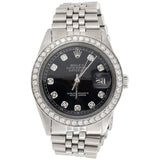 Men's Rolex Diamond Bezel Comes With Original Packaging
