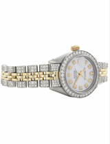 Rolex DateJust 2.6 CT. Ladies Watch! w/ box