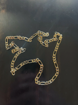 Men's 14k Gold Stamped Figaro Chain 24 Inches " 5mm Necklace