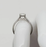 MINT! TIFFANY AND CO VVS 1CT++ PLATINUM WEDDING RING WITH BOX AND PAPER!!