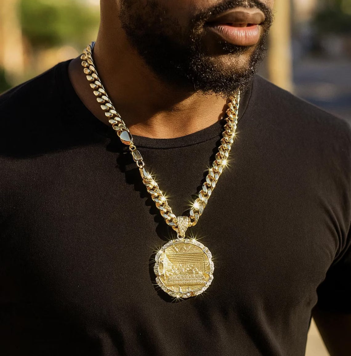 14k Gold 10mm 24" XL Last Supper
