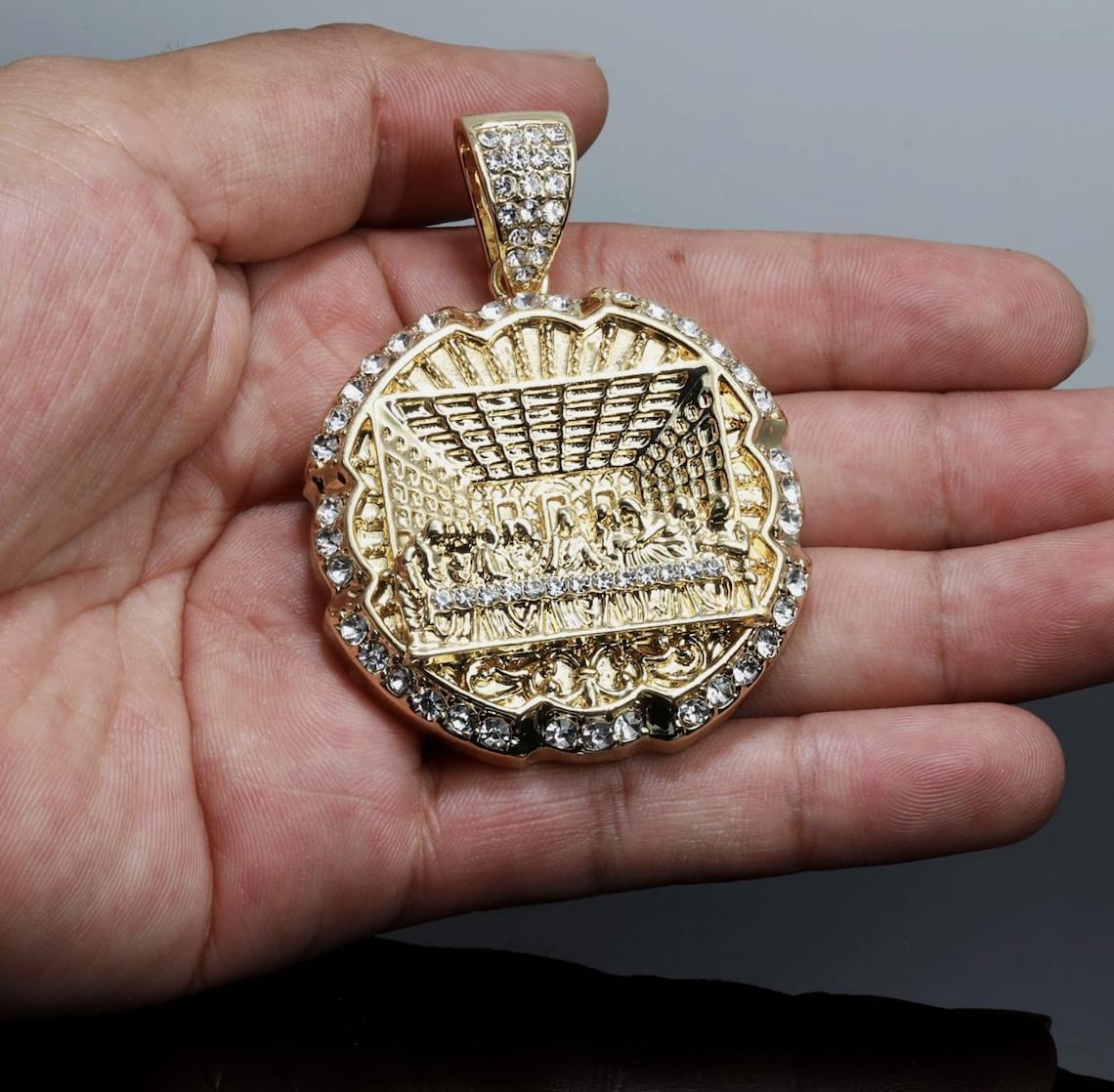 14k Gold 10mm 24" XL Last Supper