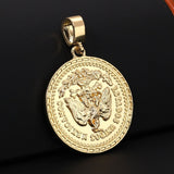 2pc 50 Pesos 14k Gold 20", 24" Rope Necklace