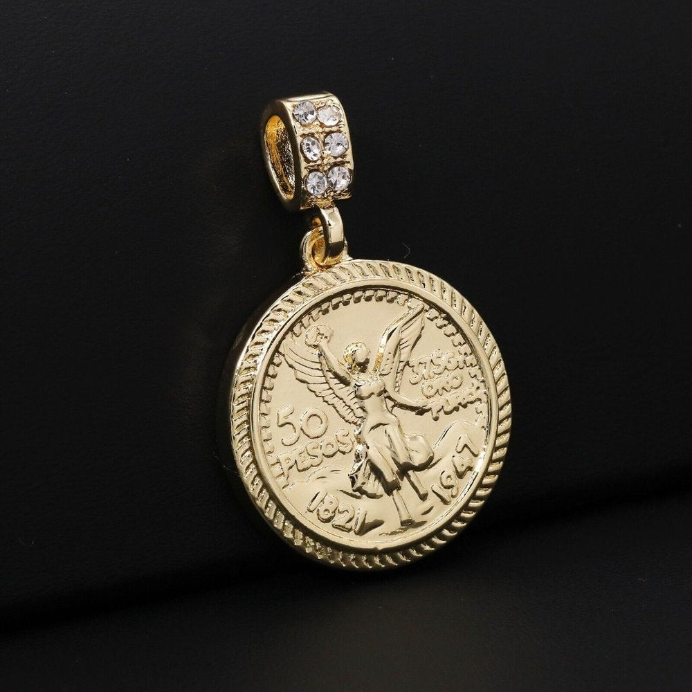 2pc 50 Pesos 14k Gold 20", 24" Rope Necklace