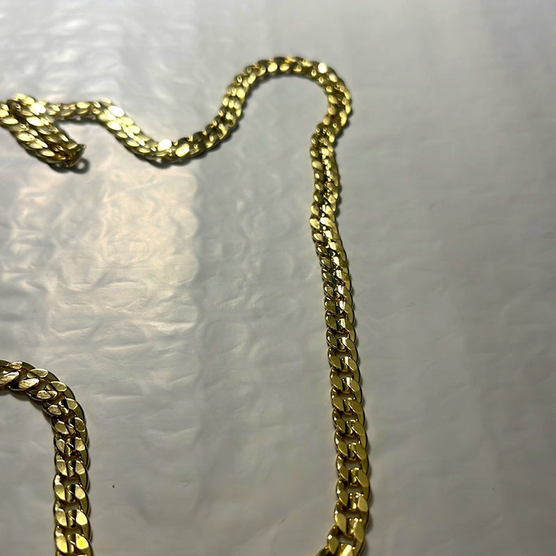 14k Cuban 20” Necklace New