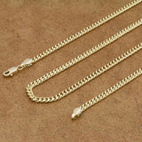 NEW - 14k Men's Blue Pendant 24" Necklace