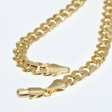 Jesus 14k Gold Pendant + Miami Cuban Necklace