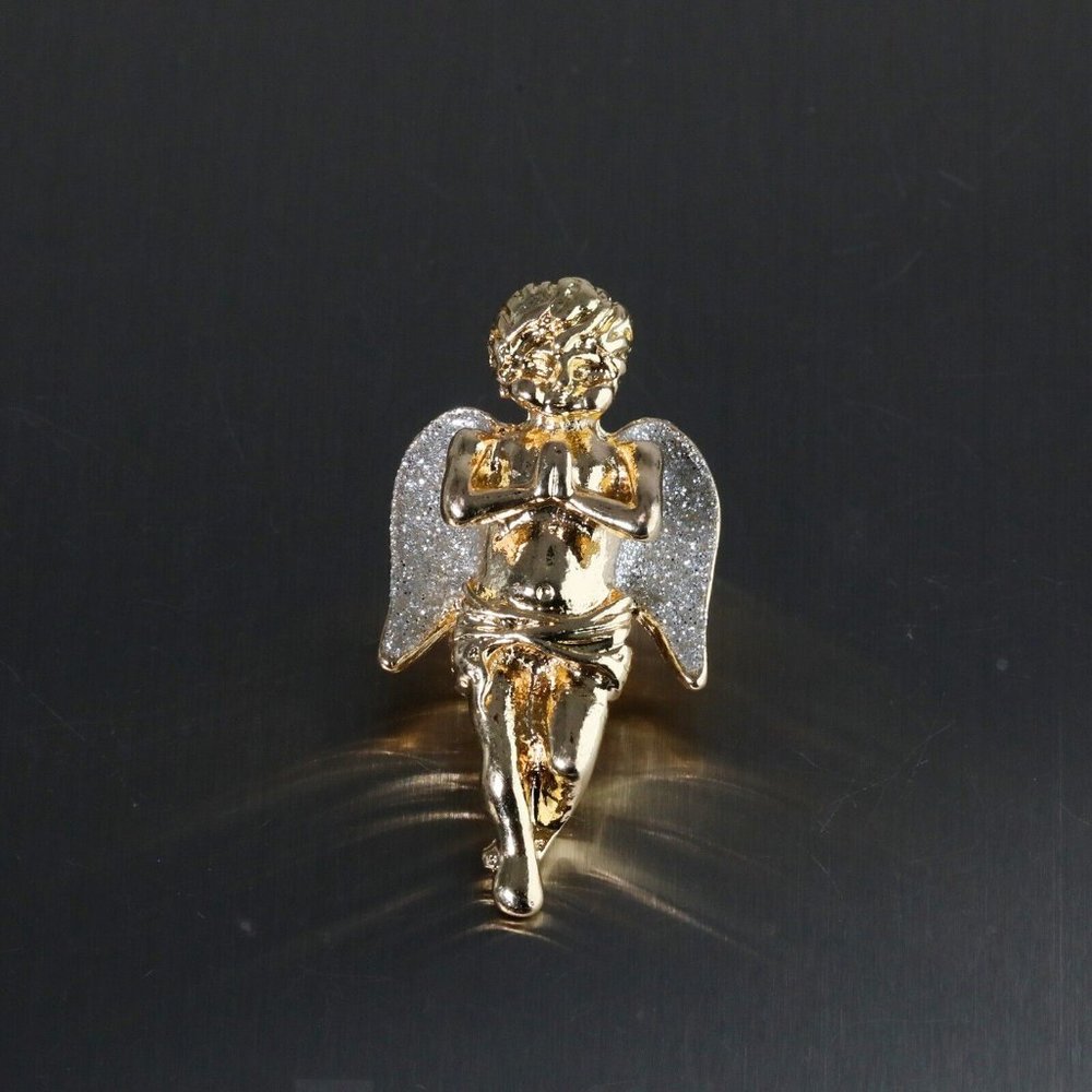 14k Angel & Jesus Rope Necklace Pendants