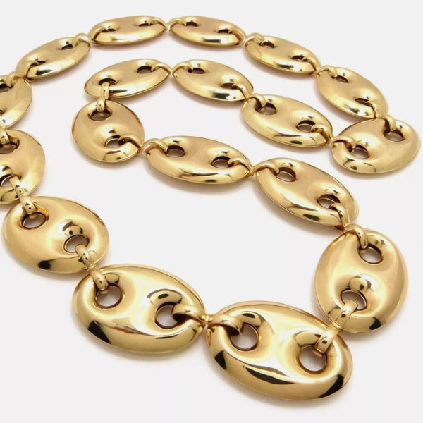 14k 27mm 30" Marina Chain Necklace