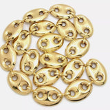 14k 27mm 30" Marina Chain Necklace