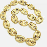 14k 27mm 30" Marina Chain Necklace
