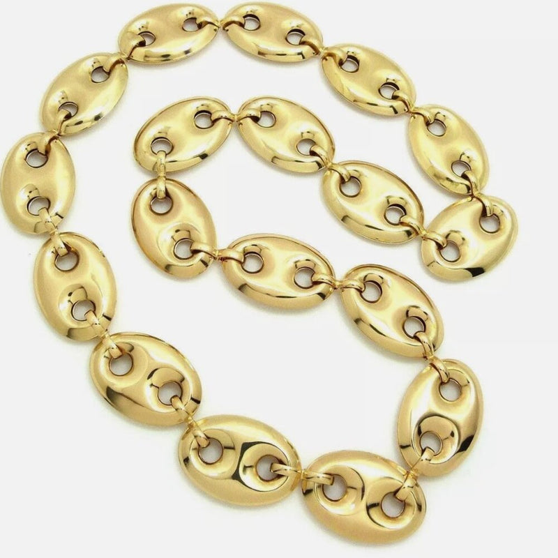 14k 27mm 30" Marina Chain Necklace