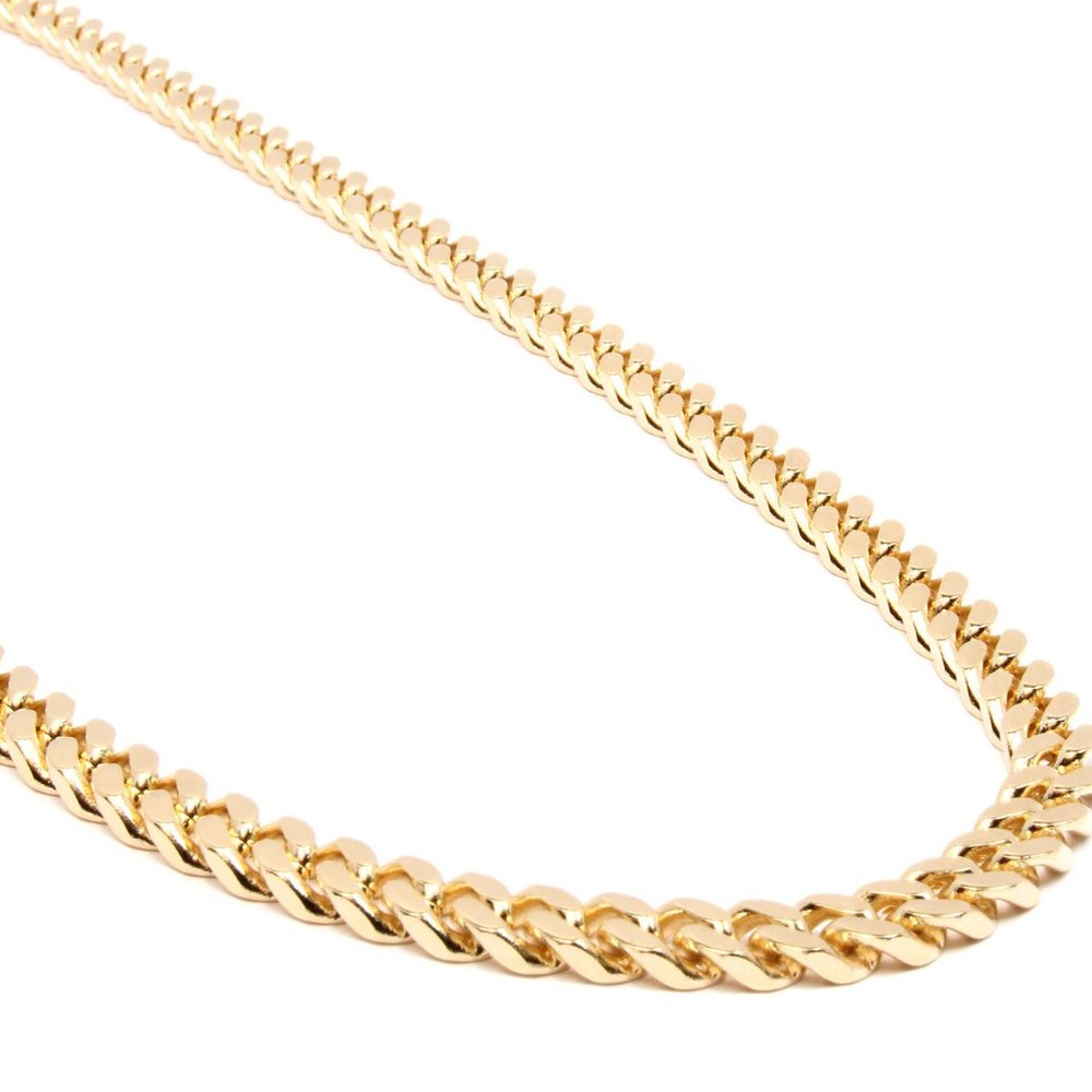 14k Gold Necklace 10mm 30" Cuban Chain