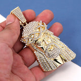 NEW 14k Jesus Pendant 20" Gold Cable Necklace