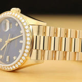 Rolex Day-Date Men's 1.5CT+ Diamond Watch w/ factory box + hang tag