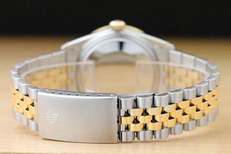 Men's Rolex Ruby Dial 18kt Watch