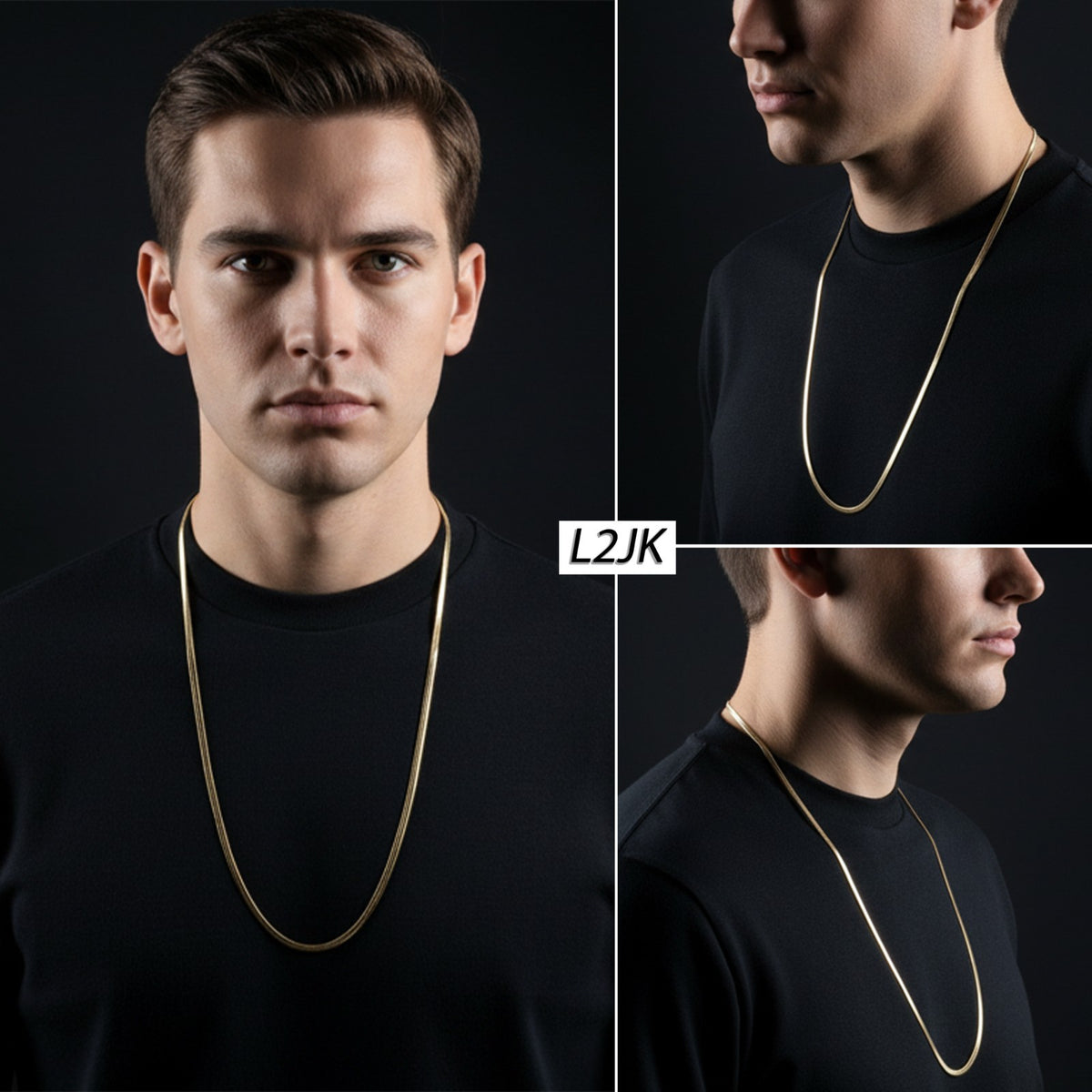 Chain Necklace Herringbone 14k Gold 5mm 6mm 7mm 8mm 10mm & 11mm - 30"In