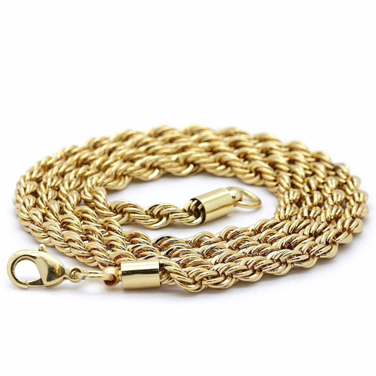 14k Gold Custom Crown Panda Pendant CZ 30 Rope Chain