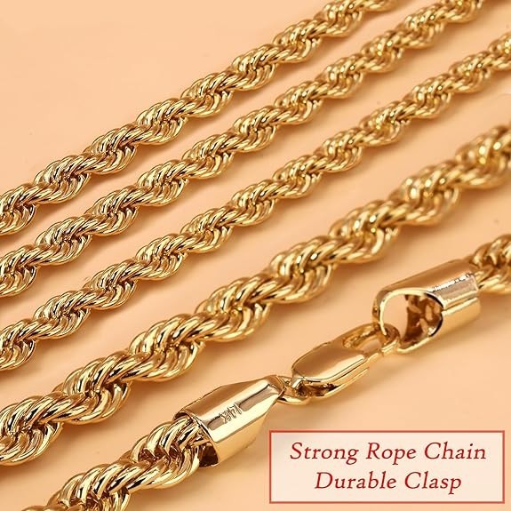 14k Gold San Judas Pendant Necklace with Iced Out Cz,20" Rope Chain Clear