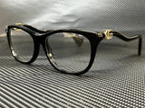 Gucci Women's Black Cat Eye Eyeglasses