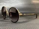 Gucci Women's Black Round Sunglasses