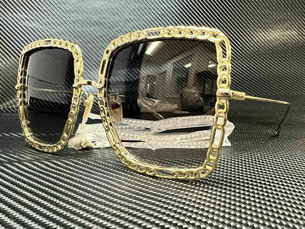 Gucci Women's Gold Square Sunglasses