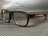 Prada Men's Black Pillow Eyeglasses