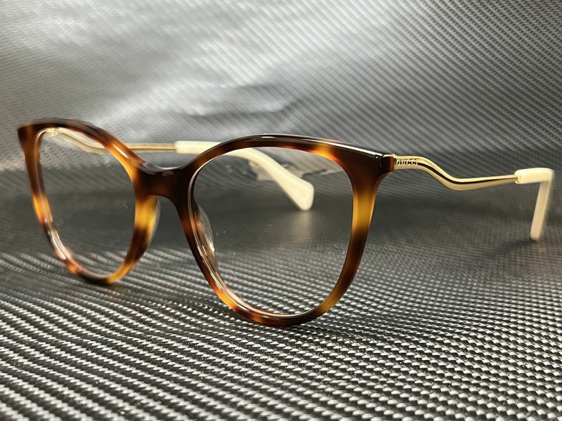Gucci Women's Havana Cat Eye Eyeglasses