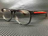 Gucci Men's Havana Square Eyeglasses