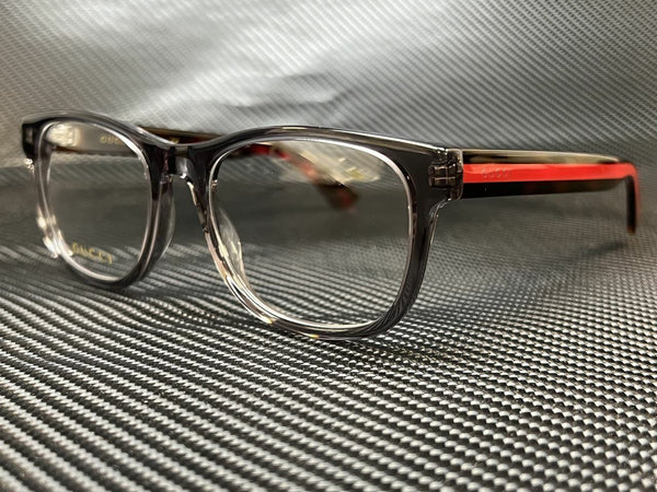 Gucci Men's Havana Square Eyeglasses