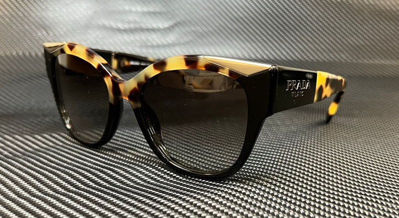 Prada Women's Black Rectangular Sunglasses
