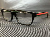 Gucci Men's Black Rectangular Eyeglasses