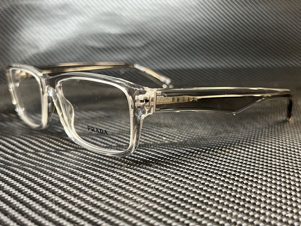 Prada Men's Crystal Rectangular Eyeglasses