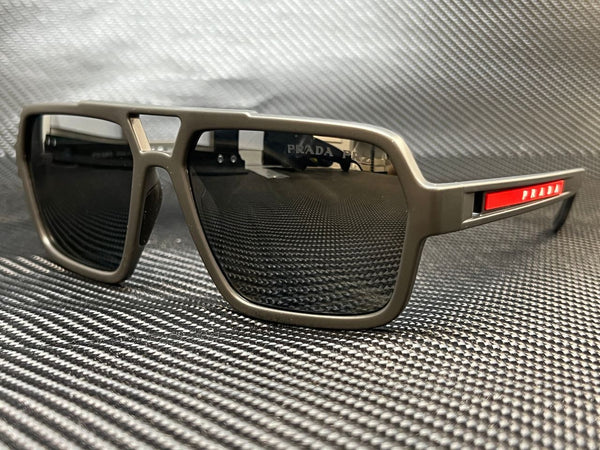 Prada Men's Black Rubber Sunglasses
