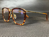Gucci Men's Havana Square Eyeglasses