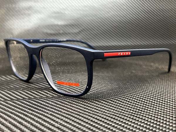 Prada Men's Blue Rectangular Eyeglasses