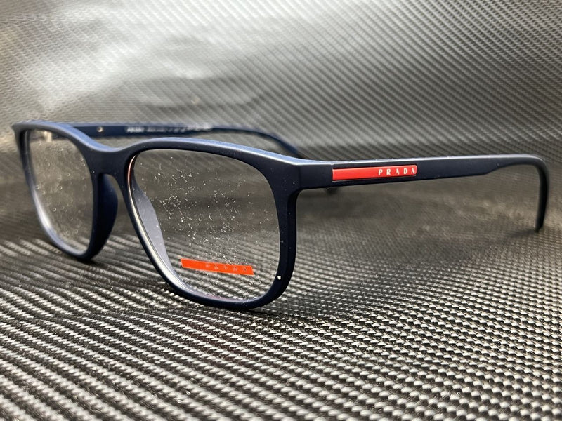 Prada Men's Blue Rectangular Eyeglasses
