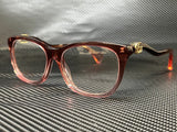 Gucci Women's Burgundy Cat Eye Eyeglasses
