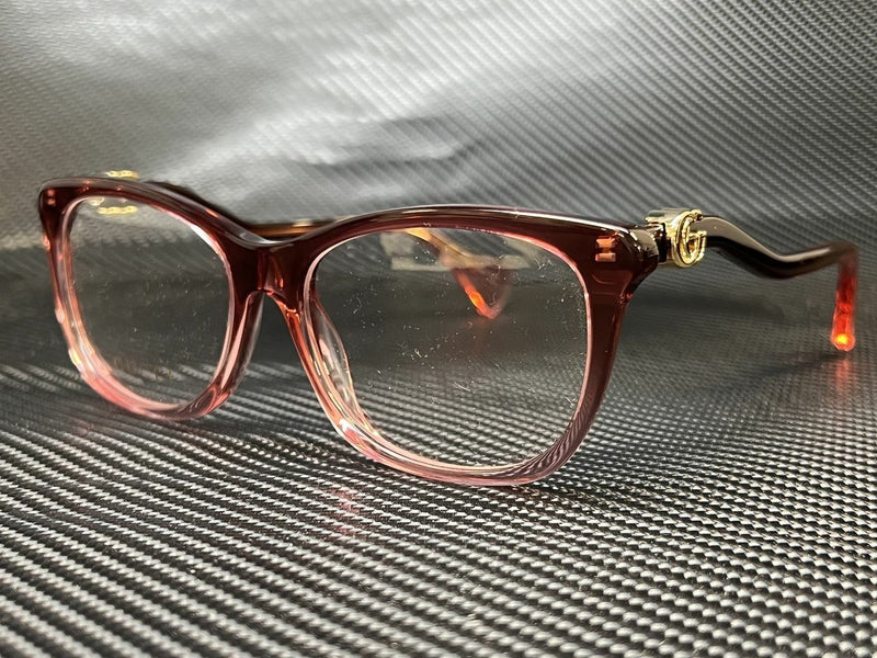 Gucci Women's Burgundy Cat Eye Eyeglasses