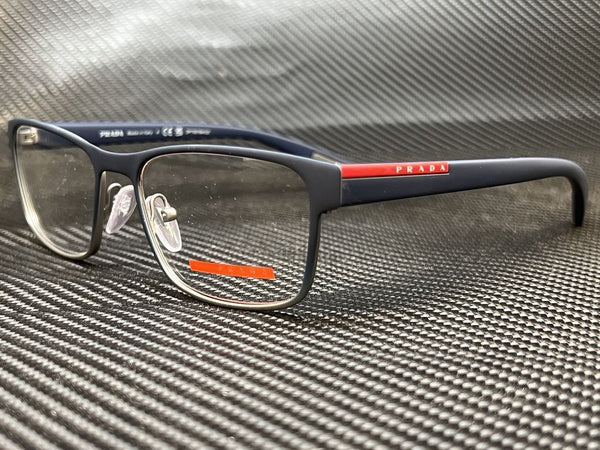 Prada Men's Blue Rectangular Eyeglasses