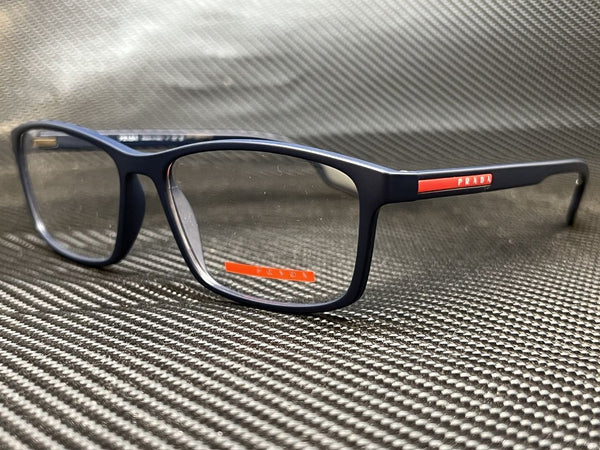 Prada Men's Blue Rectangular Eyeglasses