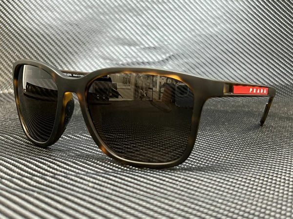 Prada Men's Havana Pillow Sunglasses