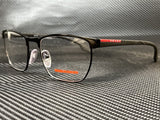 Prada Men's Black Square Eyeglasses