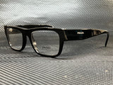 Prada Women's Black Rectangular Eyeglasses