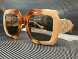 Gucci Women's Havana Square Sunglasses