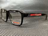 Prada Men's Black Pillow Eyeglasses