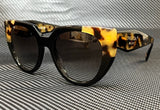 Prada Women's Black Cat Eye Women's Sunglasses