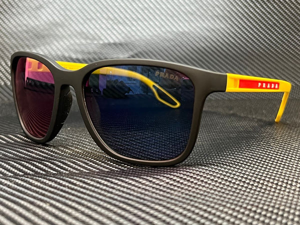 Prada Men's Black Rubber Sunglasses